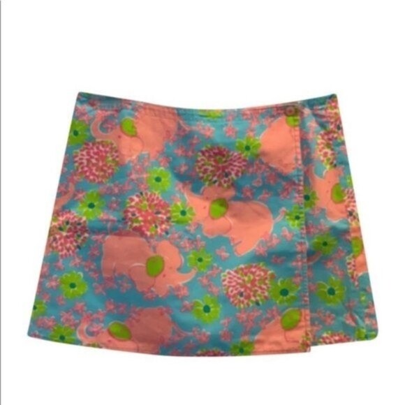 Lilly Pulitzer Elefrance Reversible Skirt - Picture 1 of 14